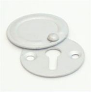  Escutcheon Key Covered 32mm Aluminium