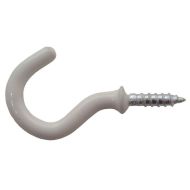  Cup Hook Shouldered 25mm White