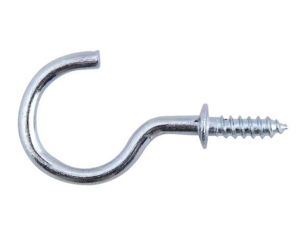  Cup Hook Shouldered 25mm ZP