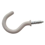  Cup Hook Shouldered 32mm White