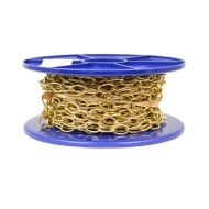  Oval Link Chain 13mm x 1m PB