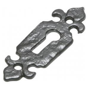 KIRKPATRICK 1493 DB Escutcheon Key Antique Black