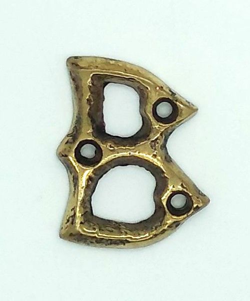 KIRKPATRICK B1976/B B1976/B Letter 1.3/4 'b' Antique Brass