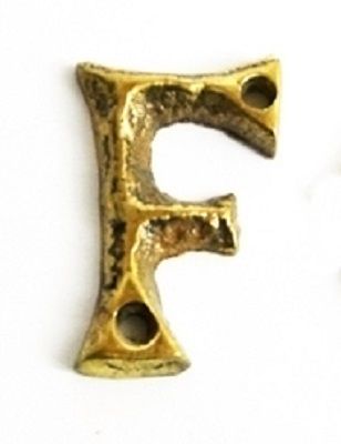 KIRKPATRICK B1976/F B1976/F Letter 1.3/4 'f' Antique Brass