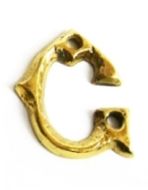 KIRKPATRICK B1976/G B1976/G Letter 1.3/4 'g' Antique Brass