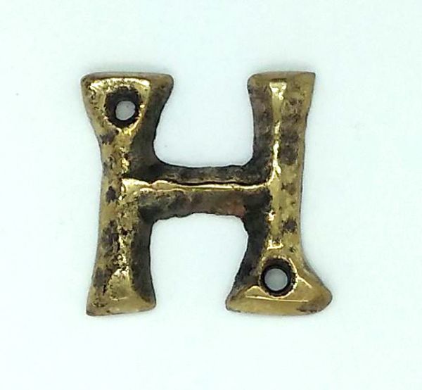 KIRKPATRICK B1976/H B1976/H Letter 1.3/4 'h' Antique Brass