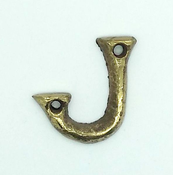 KIRKPATRICK B1976/J B1976/J Letter 1.3/4 'j' Antique Brass