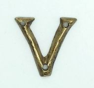 KIRKPATRICK B1976/V B1976/V Letter 1.3/4 'v' Antique Brass