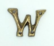 KIRKPATRICK B1976/W B1976/W Letter 1.3/4 'w' Antique Brass
