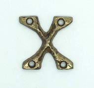 KIRKPATRICK B1976/X B1976/X Letter 1.3/4 'x' Antique Brass