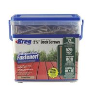 KREG SDK-C262W-525 Decking Screws 8x2.5/8 Ktx Head Prokote 525pk