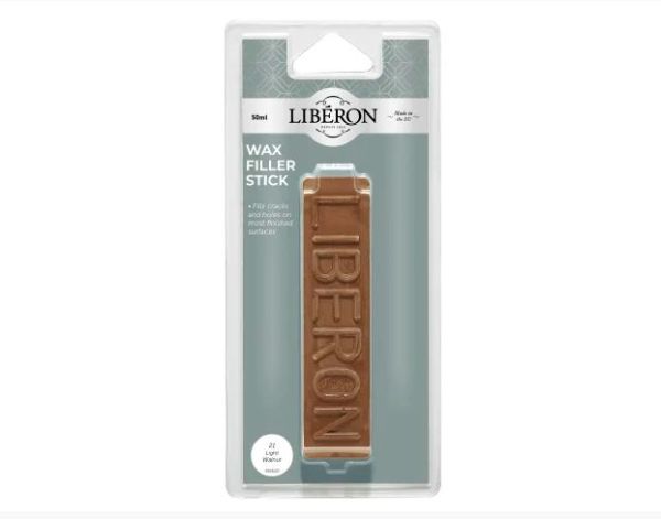 LIBERON Wax Filler Stick 50gm Medium Walnut