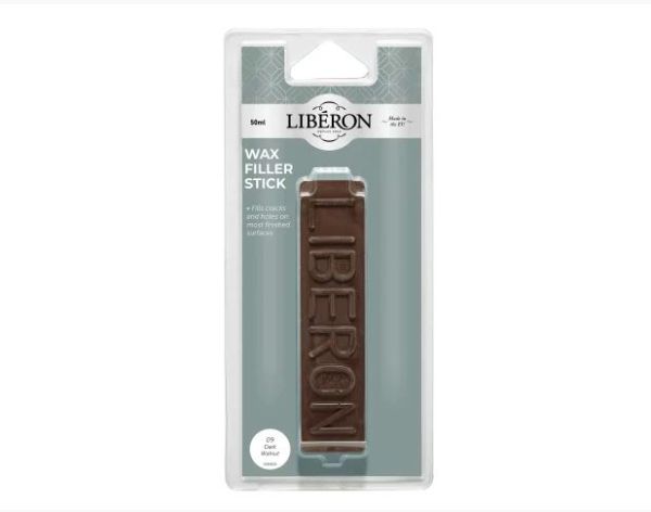 LIBERON Wax Filler Stick 50gm Dark Walnut