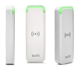  WRDM0M4W Design Xs Mifare DFire BLE Mullion Reader Wht