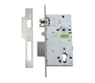  Cisa Euro Mort Auto Deadbolt Lock Sq 60mm SS