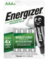 ENERGIZER Rechargable Aaa Battery 700mAh Pk4