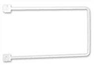  Twinslot Bookend 250mm (9.75in) Off-White