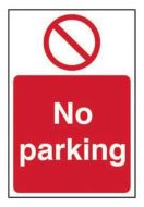  Sign No Parking 1mm PVC 300x200mm
