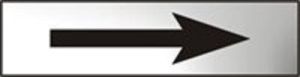  Sign Arrow 200x50mm CP