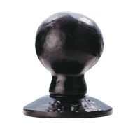 LUDLOW FOUNDRIES Mortice Knob Black Antiquell 60mm Black Antique