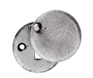 LUDLOW FOUNDRIES Escutcheon Round Closed Pewter