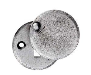 LUDLOW FOUNDRIES Escutcheon Round Closed Pewter