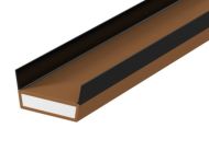 LORIENT Intumescent Twin Fin Smoke 2100x10x4 SA Brown