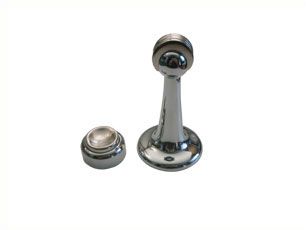 MAP HARDWARE 003316 Magnetic Door Holder Polished Chrome