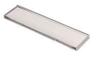 MAP HARDWARE 864-31 Letterplate 292mm Silver Frame SAA Flap