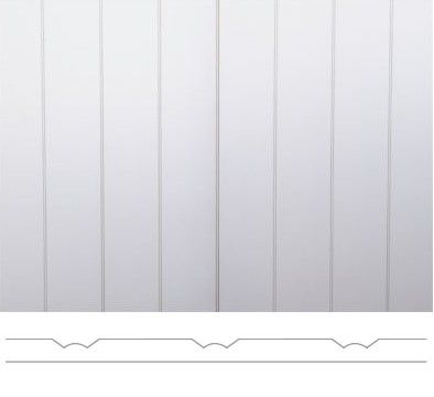  MDF Long Beaded M/R (White) 2440x1220x9mm