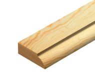  Softwood Ovolo Door Stop 34x12x2100