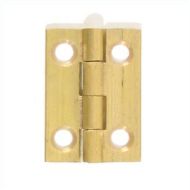  Solid Drawn Brass Butt Hinge 25x19x1.3mm PB