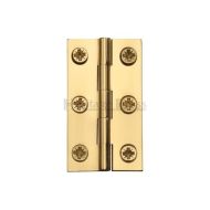 HERITAGE BRASS HG99-115-PB Solid Drawn Butt Hinge 50x28x1.3mm PB