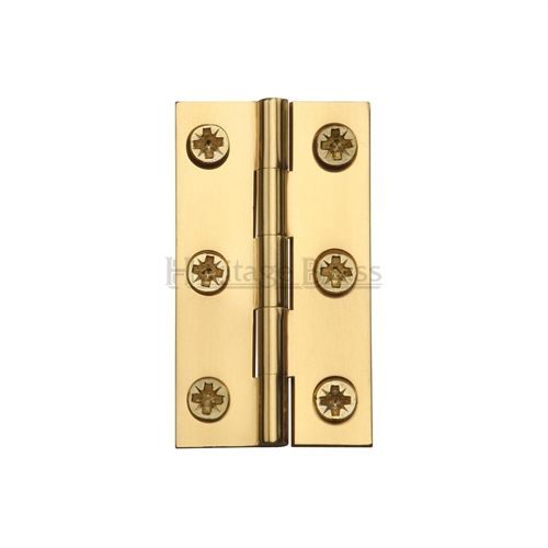 HERITAGE BRASS HG99-115-PB Solid Drawn Butt Hinge 50x28x1.3mm PB
