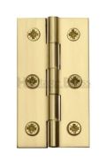 HERITAGE BRASS HG99-120-PB Solid Drawn Brass Butt Hinge 63x35x1.4mm PB