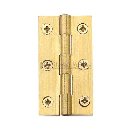 HERITAGE BRASS HG99-125-NB Solid Drawn Butt Hinge 75x40x2.5mm Br