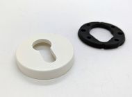 NORMBAU 0247.32 Escutcheon Euro Profile (52x9) White