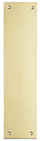  Push Plate 1.2mm 300x75mm Polished Brass