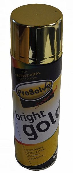 PROSOLVE Spray Paint Bright Gold 500ml
