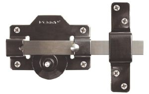 PERRY 11260050BK Long Throw Gate Lock Single 50mm Cylinder