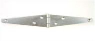  Light Strap Hinges 150mm Bright Zinc Plated