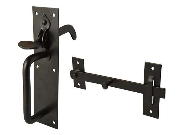 PERRY Suffolk Latch Light Pattern Black