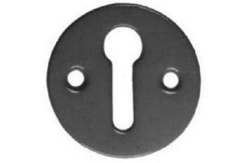  Round Key Escutcheon 35mm Diameter Black