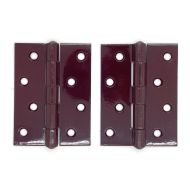 PERRY Strong Steel Butt Hinge 100mm Hewi Burgundy