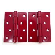 PERRY Strong Steel Butt Hinge 100mm Hewi Ruby Red