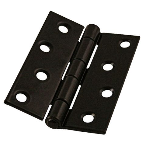PERRY Strong Steel Butt Hinge 100mm Hewi Jet Black