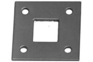 PERRY Receiver Plate Square Bolt 16mm ZP