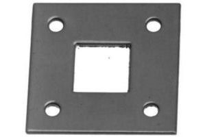 PERRY Receiver Plate Square Bolt 16mm ZP