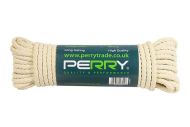 PERRY 83410006SC Sashcord 6.0mm Waxed 12.5m