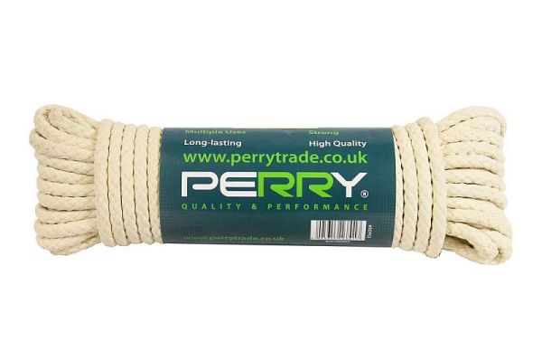 PERRY 83410006SC Sashcord 6.0mm Waxed 12.5m